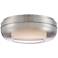 First Encounter 15" Wide Brushed Nickel LED Ceiling Light