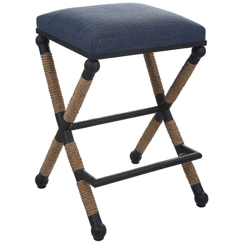 Image 1 Firth Navy Nautical Counter Stool
