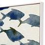 Thumbnail2 of Fish Friends II 38" Square Giclee Framed Canvas Wall Art more views