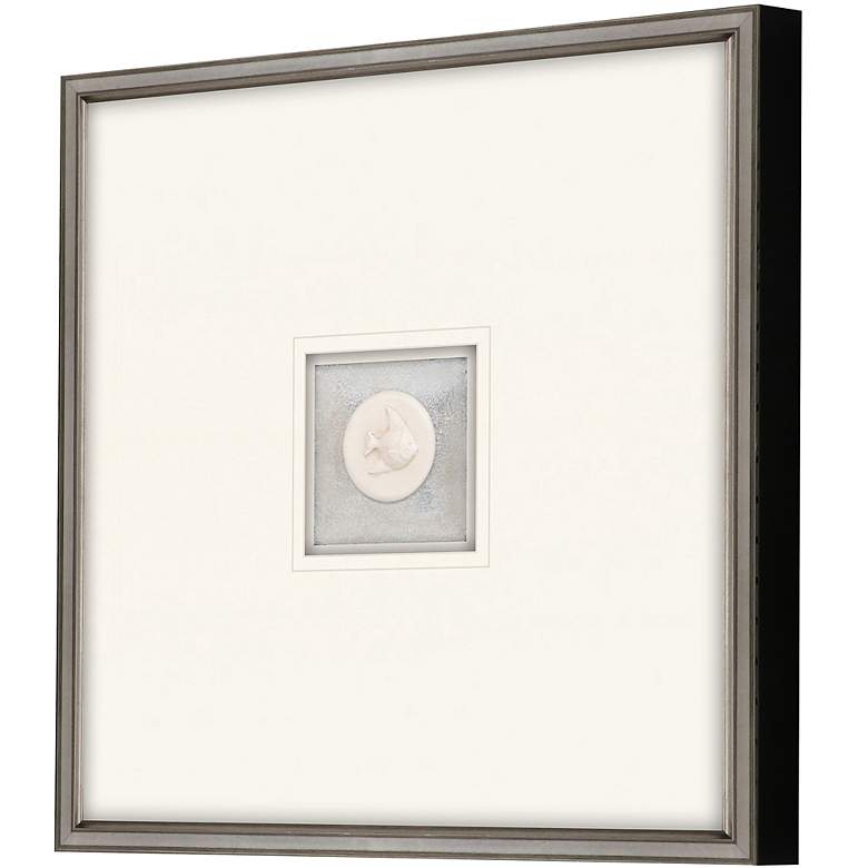 Image 3 Fish Intaglio 22" Square Framed Wall Art more views