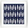 Fish Pattern I 39" Square Giclee Framed Wall Art
