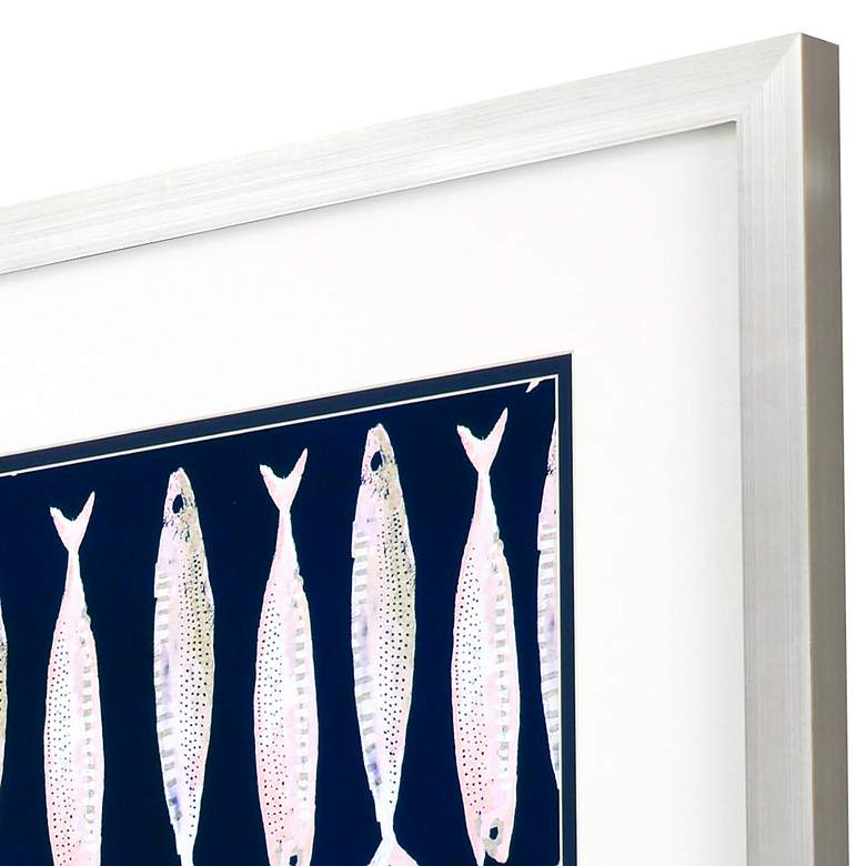 Image 2 Fish Pattern I 39" Square Giclee Framed Wall Art more views