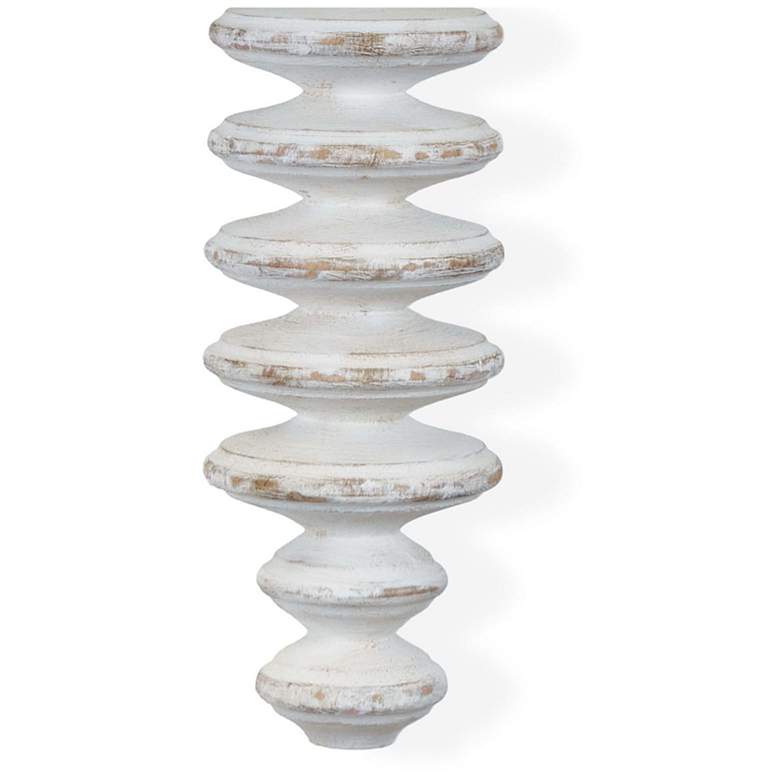 Image 4 Fishbone Sconce (White) more views