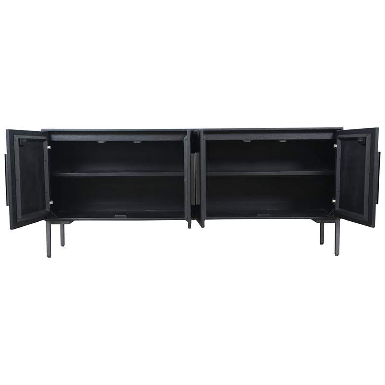 Image 3 Fishbone Sideboard Black more views