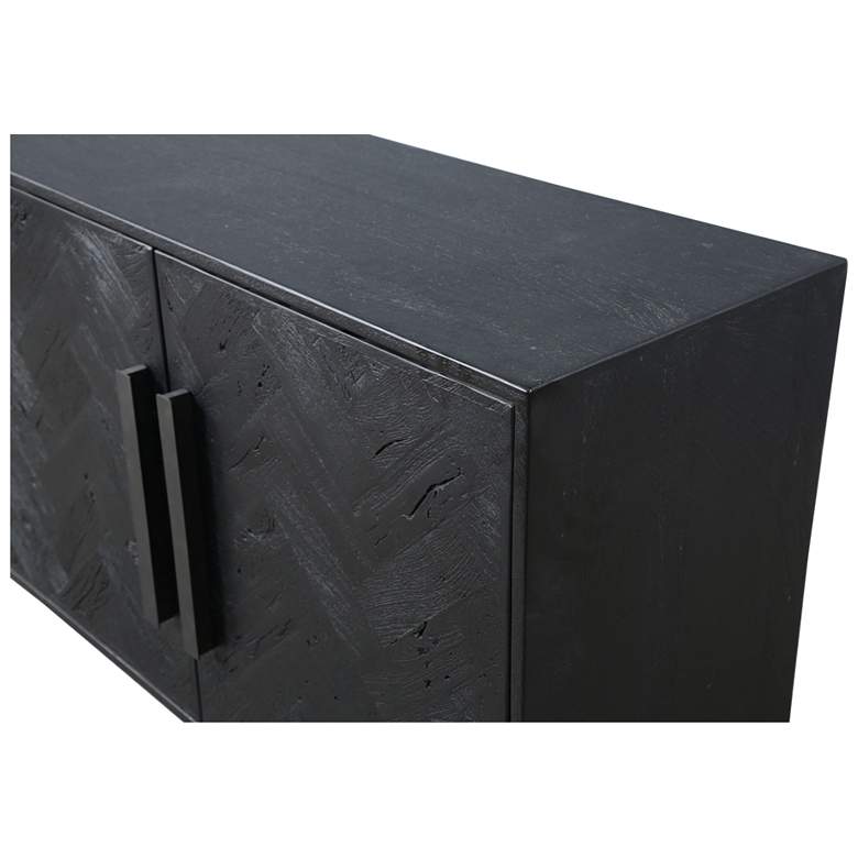 Image 4 Fishbone Sideboard Black more views