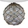 Fisherman Friend 19 1/2" High Smoke Glass with Net Accent Table Lamp
