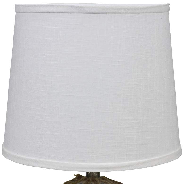 Image 2 Fisherman Friend 19 1/2 inchH Smoke Netted Accent Table Lamp more views