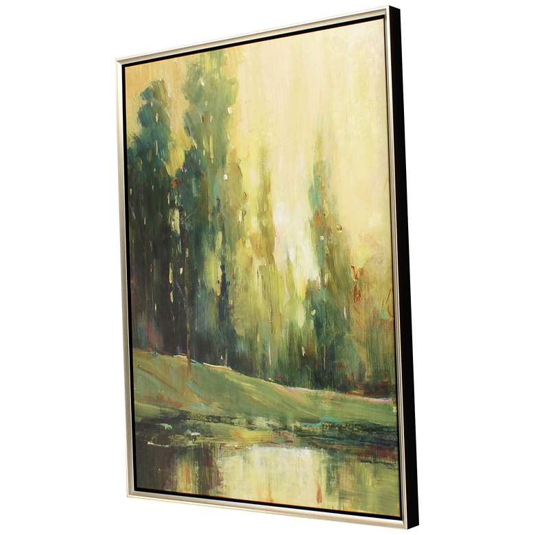 Image 3 Fishing Spot II 52" High Giclee Framed Canvas Wall Art more views