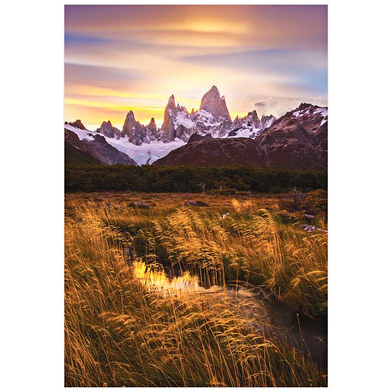 Image 1 Fitz Roy at Golden Hour 32 inch High Wall Art Print