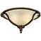 Fitzgerald 16 3/4" Wide Heritage Bronze Bowl Ceiling Light