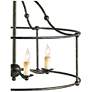 2_Fitzjames 20"W Black Mayfair 4-Light Lantern Ceiling Light more views