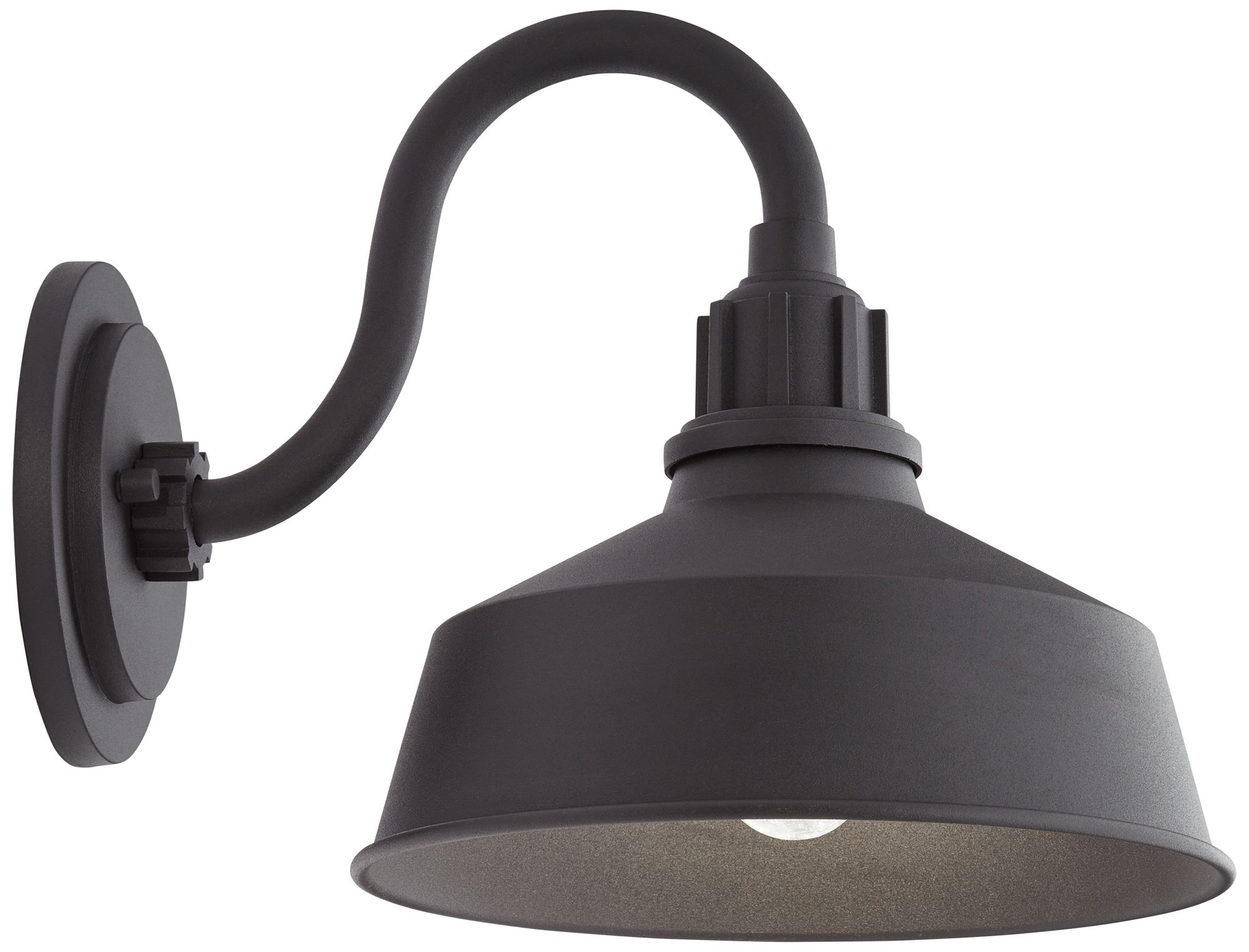 Image 7 FIW Arnett 10" Wide Textured Black Outdoor Lights Set of 2 more views