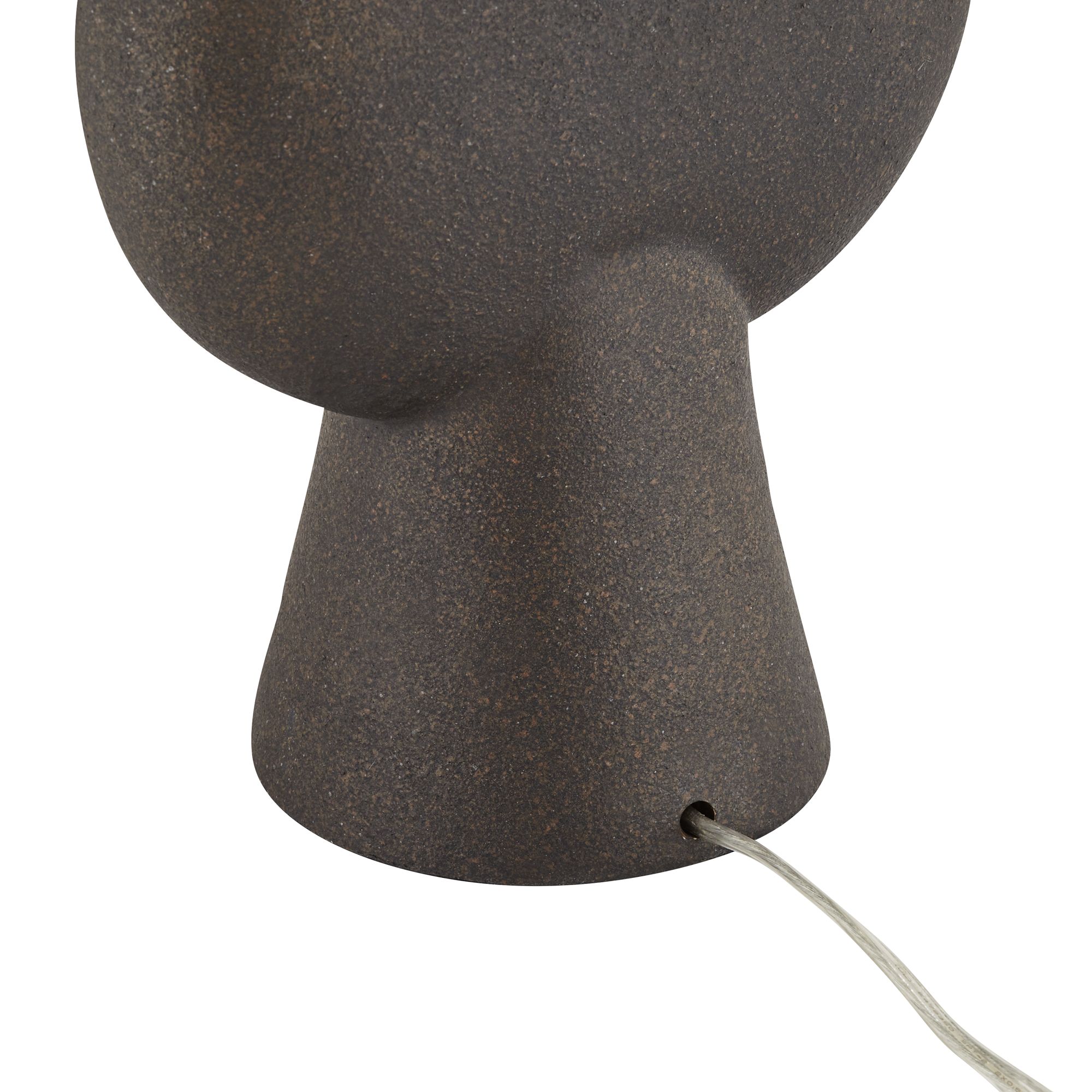 Image 7 FIW Louise 26 1/2" Modern Matte Brown Gourd Table Lamp more views