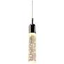2_Fizz IV 14"W Chrome and Bubble Glass Multi-Light LED Pendant more views