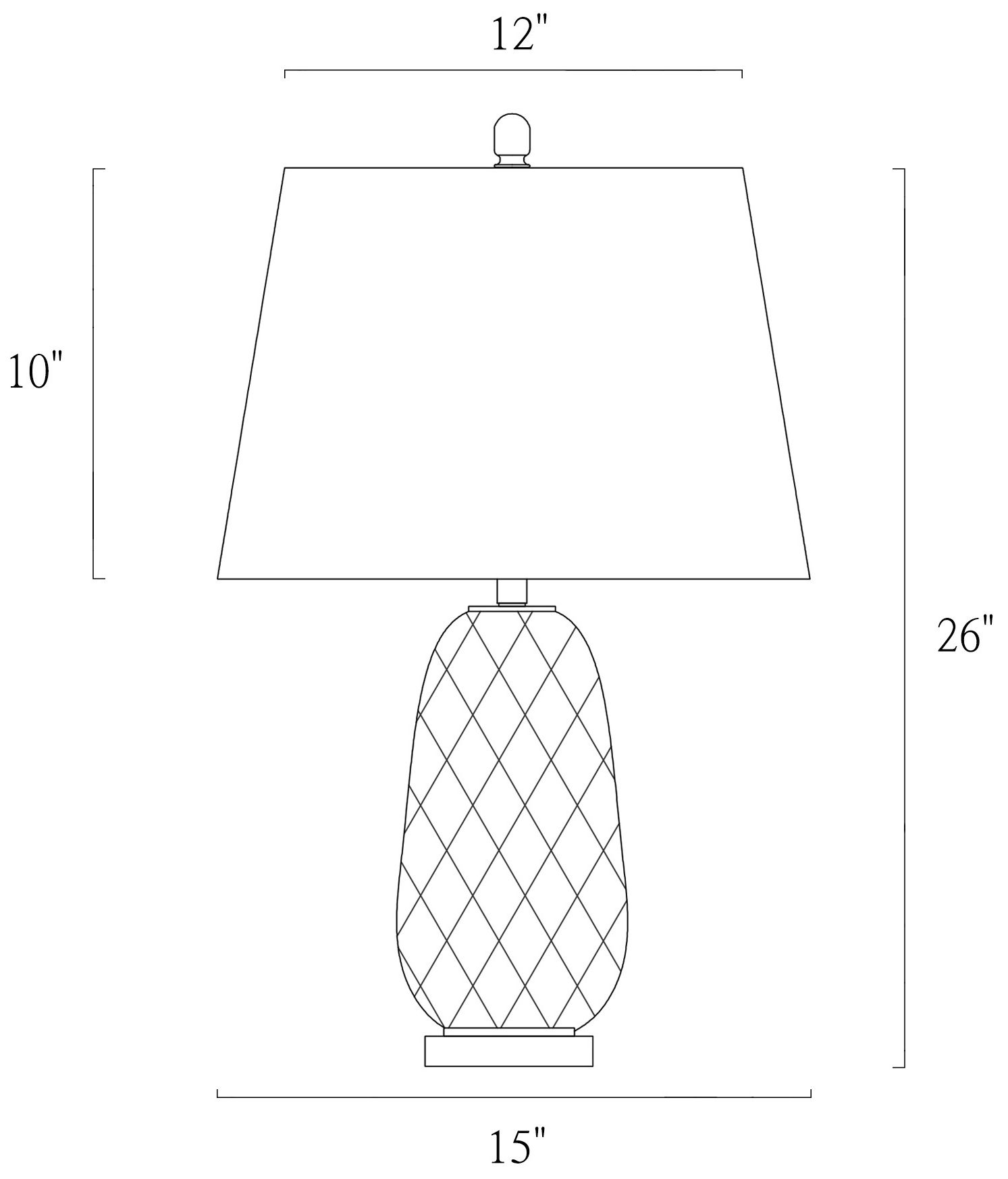 Image 2 Flabellum 1-Light Glass Table Lamps more views