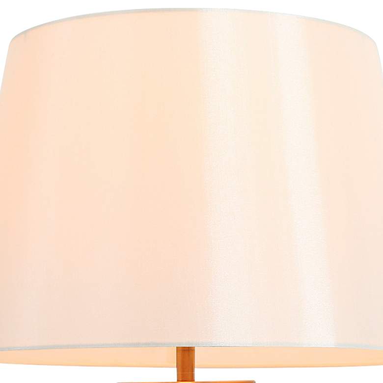 Image 2 Flabellum 24 3/4" High Contemporary Polished Black Cylinder Table Lamp more views