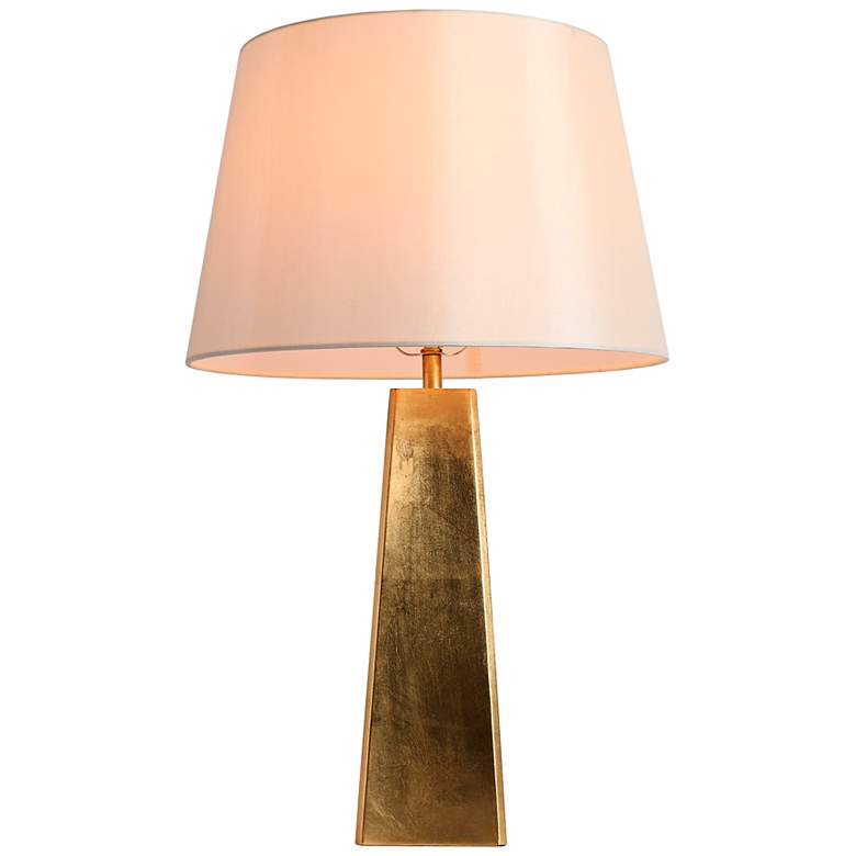 Image 1 Flabellum Gold Metal Table Lamp