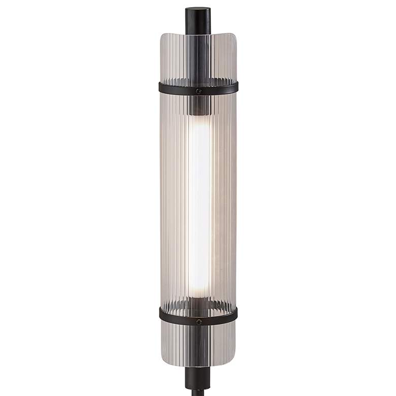 Image 2 Flair Black Antique Brass Metal LED Touch Table Lamp more views