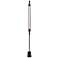 Flair Black Metal LED Touch Floor Lamp