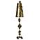 Flambeau Lighting Fragment 42" Gold Leaf Finish Buffet Table Lamp