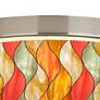 Flame Mosaic Giclee Energy Efficient Ceiling Light
