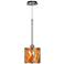 Flame Mosaic Giclee Glow Mini Pendant Light