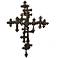 Flamenco Cross Of Crosses 40 3/4" High Iron Wall Art