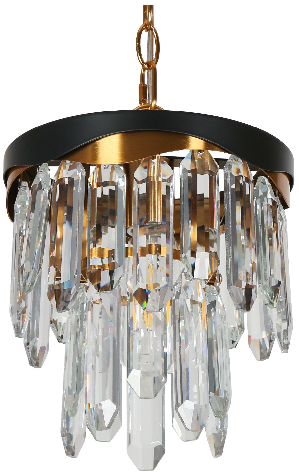 Flamgo 1-Light Crystal Pendant Light - Made to Order
