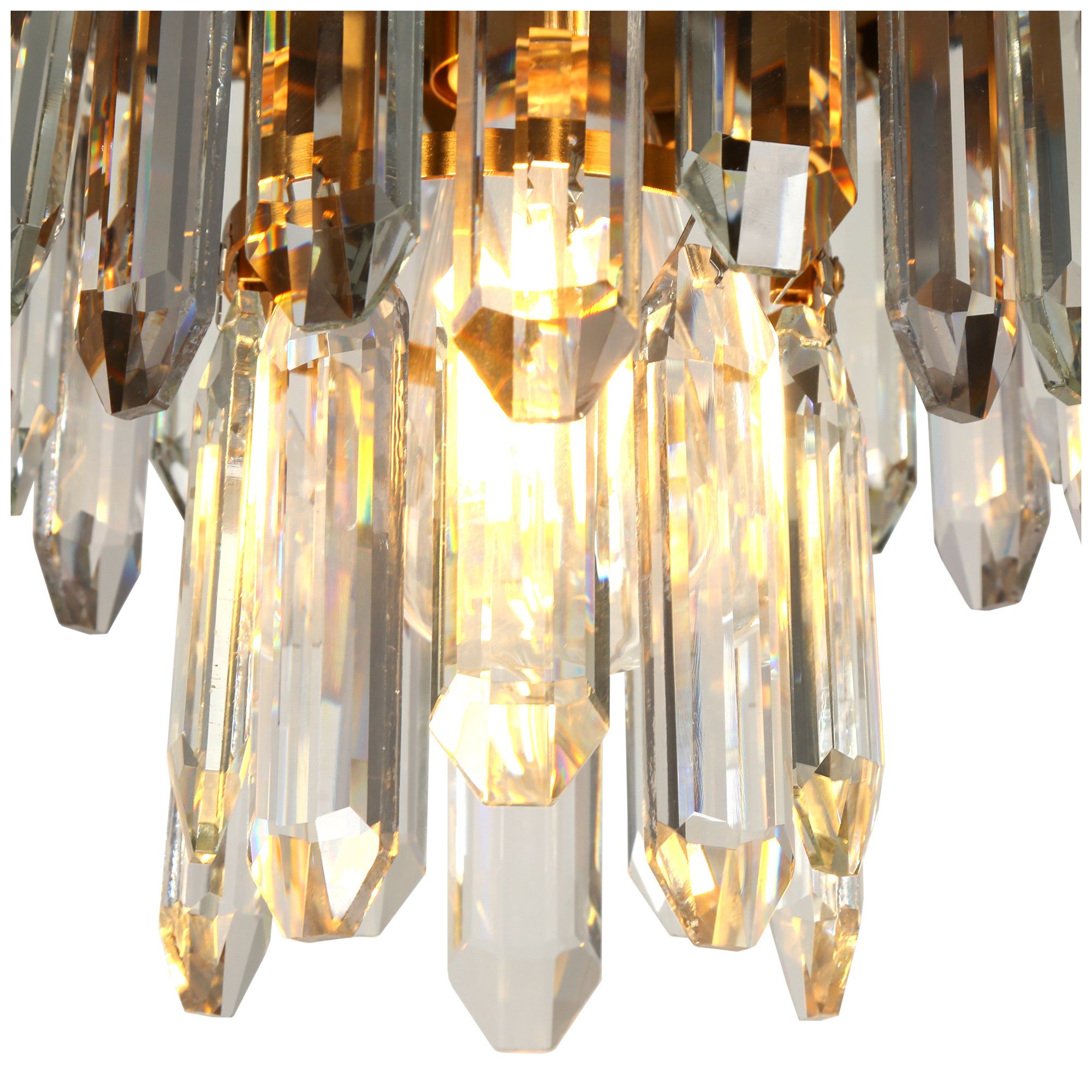 Flamgo 1-Light Crystal Pendant Light - Made to Order