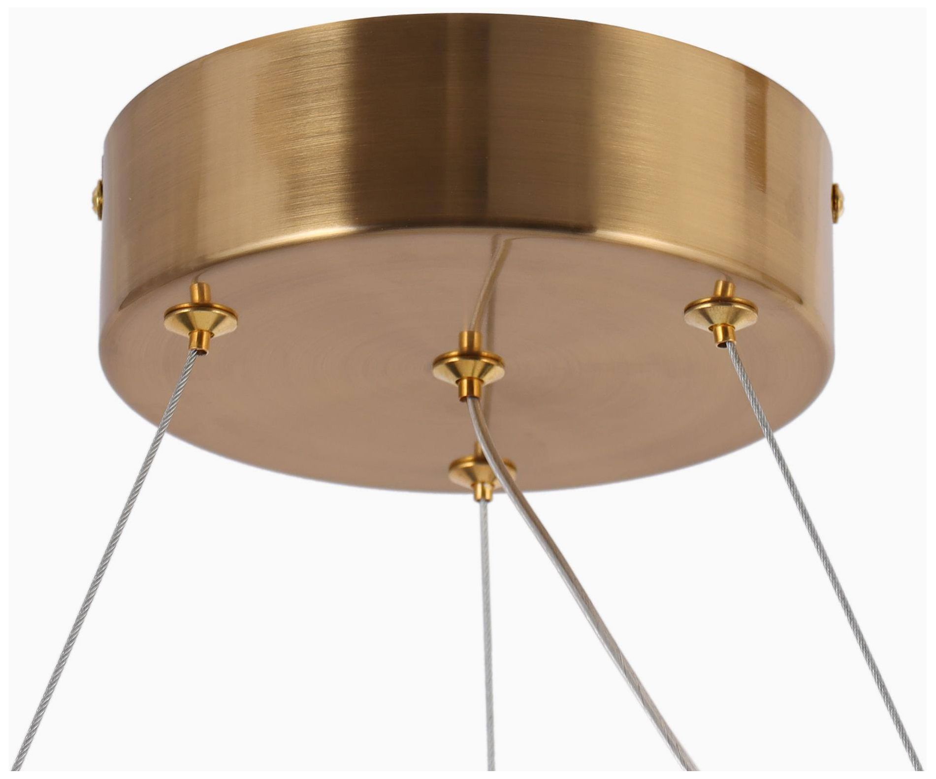 Image 3 Flamgo 1-Light Gold Black Crystal LED Chandelier - Made to Order more views