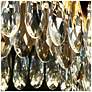 2_Flamgo 1-Light Gold Black Crystal LED Island Chandelier more views