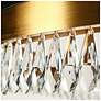 5_Flamgo 31 1/2" Wide Brass and Crystal 2-Tier LED Chandelier more views
