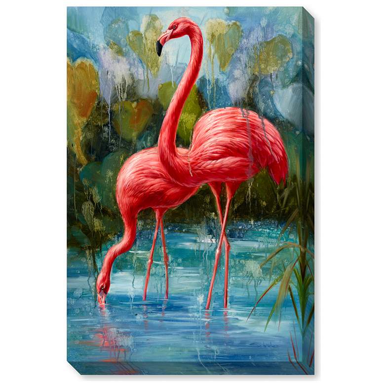 Image 1 Flamingo Friends 24 In. by 36 In. Gallery Wrap