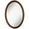 Flanders Bronze 23 1/2" x 34" Oval Wall Mirror
