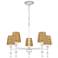Flannery 5-Light Antique White Chandelier