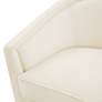 Flapper Cream Velvet Swivel Armchair