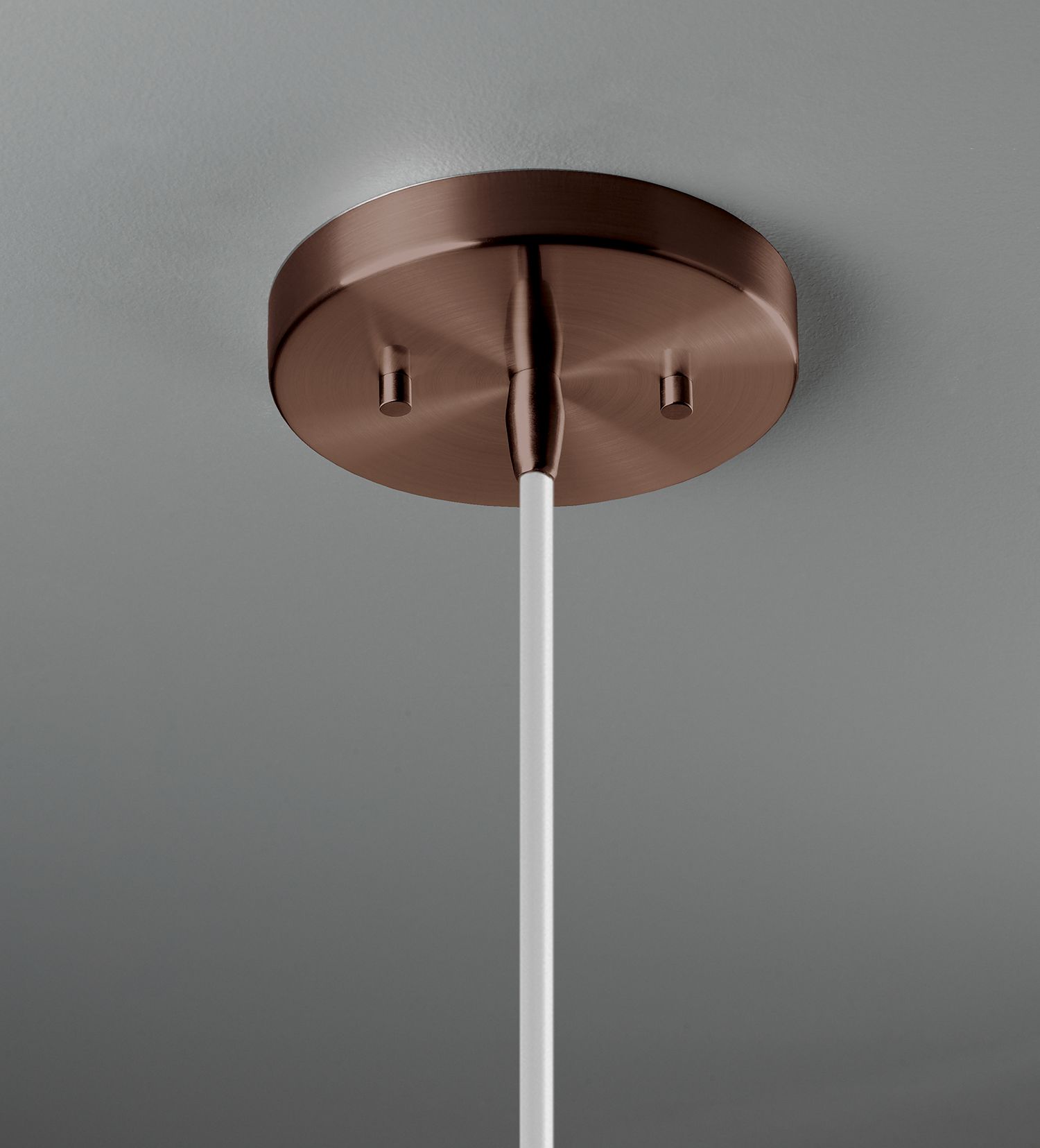 Image 4 Flare 11 3/4" Wide Bronze and Matte White LED Mini Pendant more views