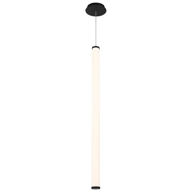 Image 1 Flare 45.06 inchH x 2.44 inchW 1-Light Linear Pendant in Black
