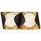 Flare 8"H Dark Bronze and Legacy Brass 2-Light Wall Sconce