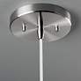 7_Flare LED Pendant - Matte White - Dark Bronze - White Cord more views