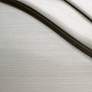5_Flare Pendant - Bisque - Brushed Nickel - White Cord more views