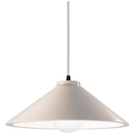 Flare Pendant - Matte White - Matte Black - White Cord Flare Pendant - Matte White - Matte Black - White Cord