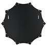 7_Flare Plated Brushed Brass 40" x 42" Scalloped Wall Mirror more views