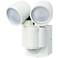 Flash 7"H White 2-Lamp Battery-Powered LED Security Light
