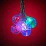 Flashing Multi-Color 16-Light LED Party String Lights