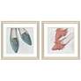 1_Flats Heels 18"W x 18"H Contemporary Framed Art Set of 2