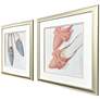 2_Flats Heels 18"W x 18"H Contemporary Framed Art Set of 2 more views