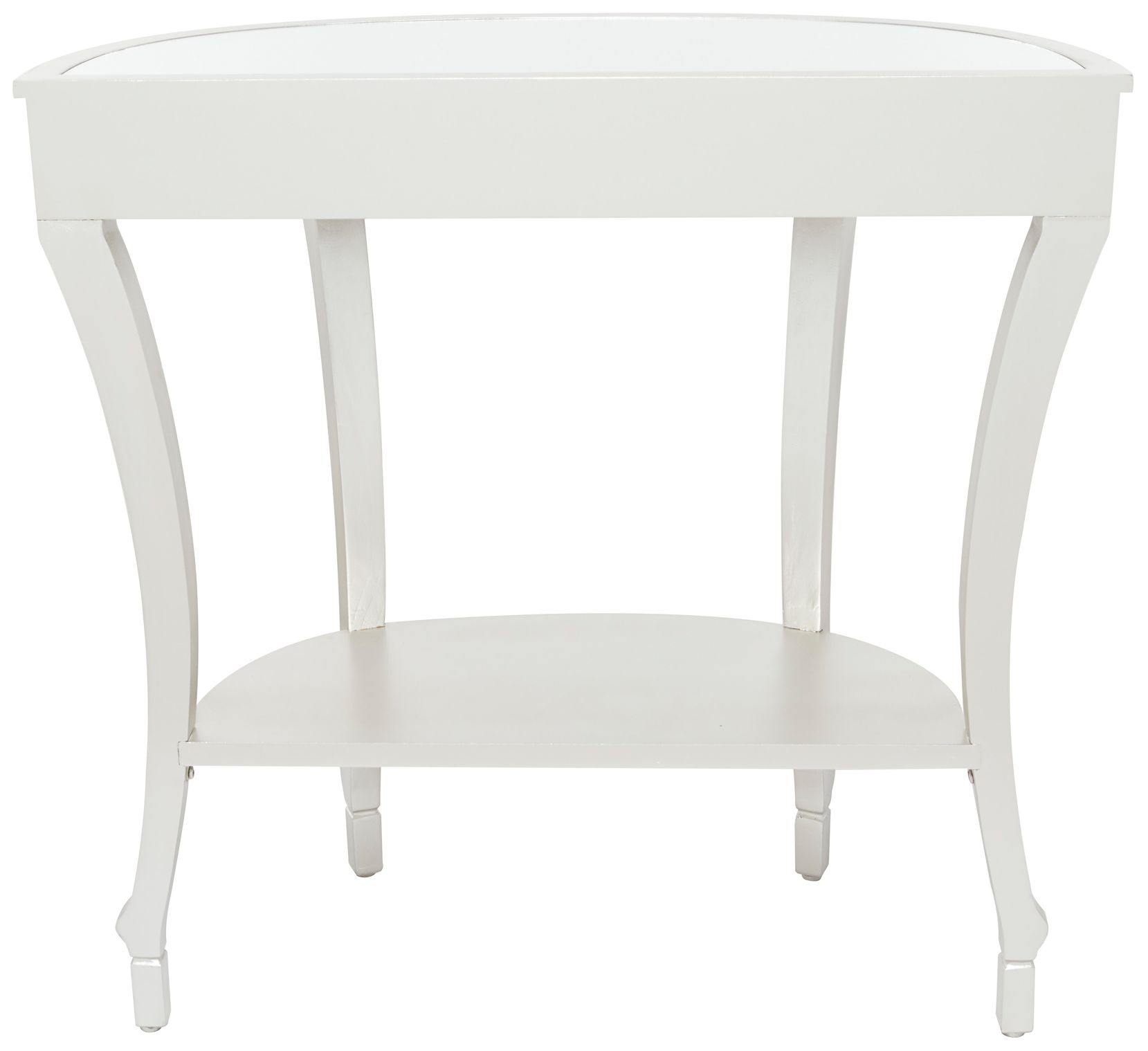 Image 6 Flavia Silver 2-Piece Console Table and Mirror Set more views