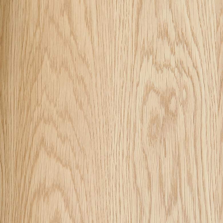 Image 4 Flavio 47" Wide Oak Veneer Wood Rectangular Desk more views