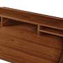 Flavio 47"W American Walnut Veneer Wood Rectangular Desk in scene